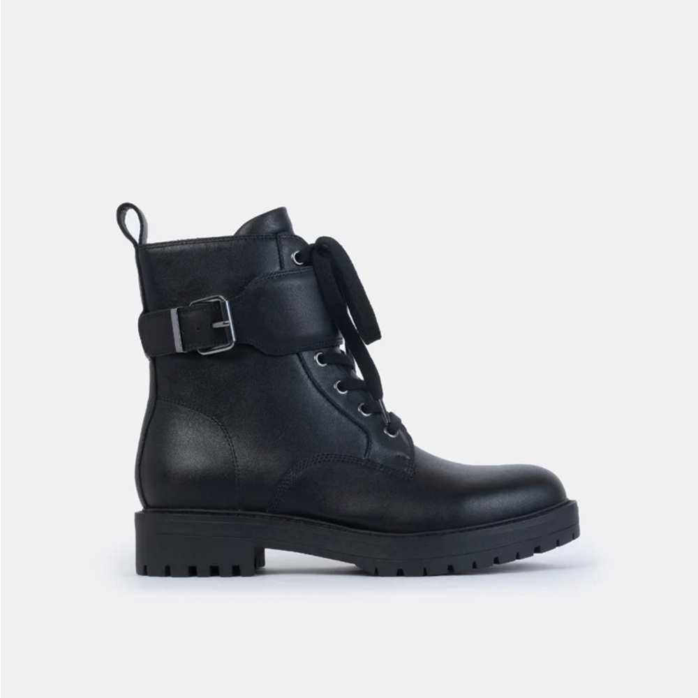 Combat Boots with Guard - Black - Picture 5 of 7